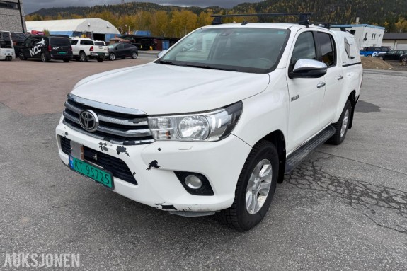 2017 Toyota HiLux 2.4 150hk 4WD dobbelcab / King top / EU-godkjent / 158802km