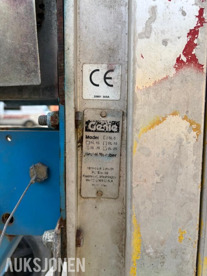 2 stk Genie SL-20 materialheiser *Ingen minstepris*
