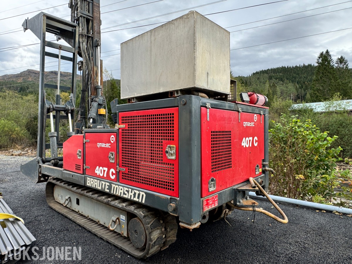 2017 Qmatec Drilling 407C Borerigg