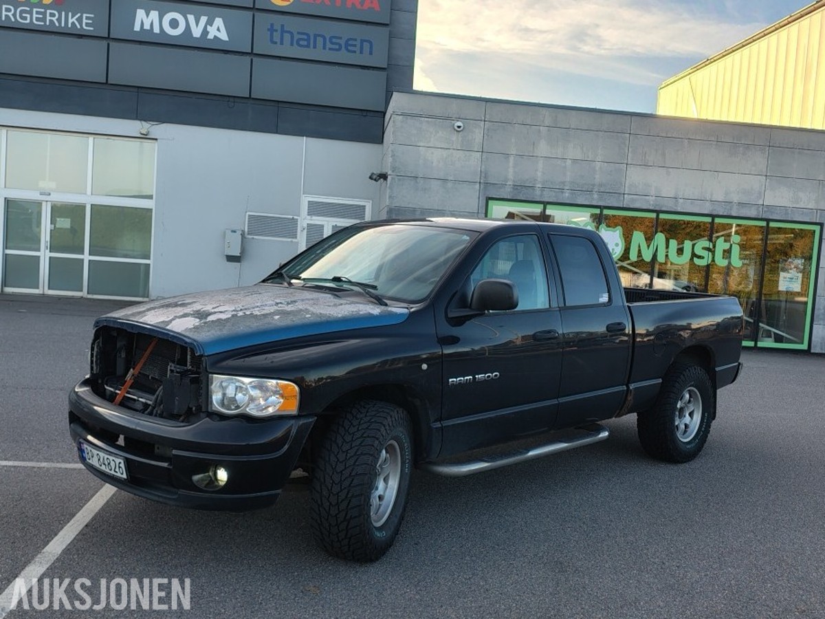 2003 Dodge RAM 4.7 4WD, Automat, Hengerfeste, Skinninteriør