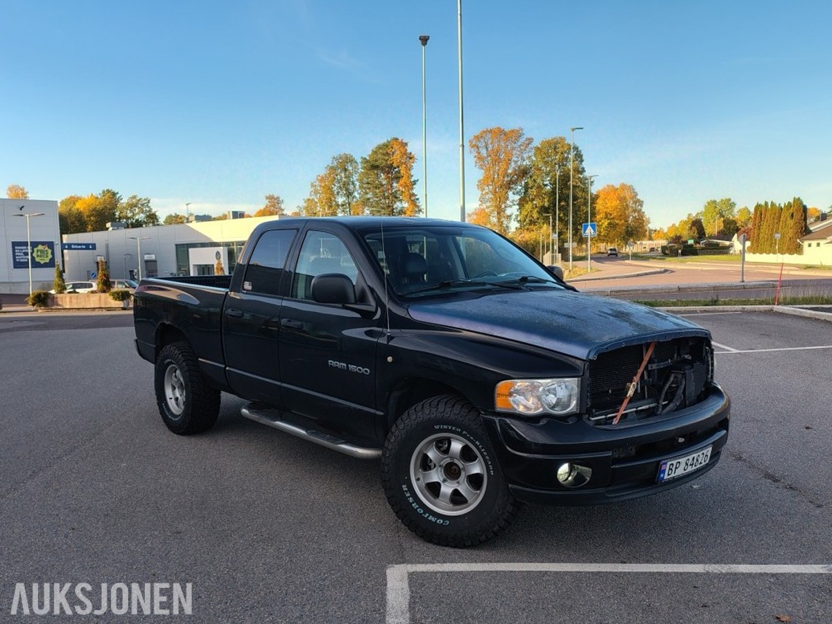 2003 Dodge RAM 4.7 4WD, Automat, Hengerfeste, Skinninteriør