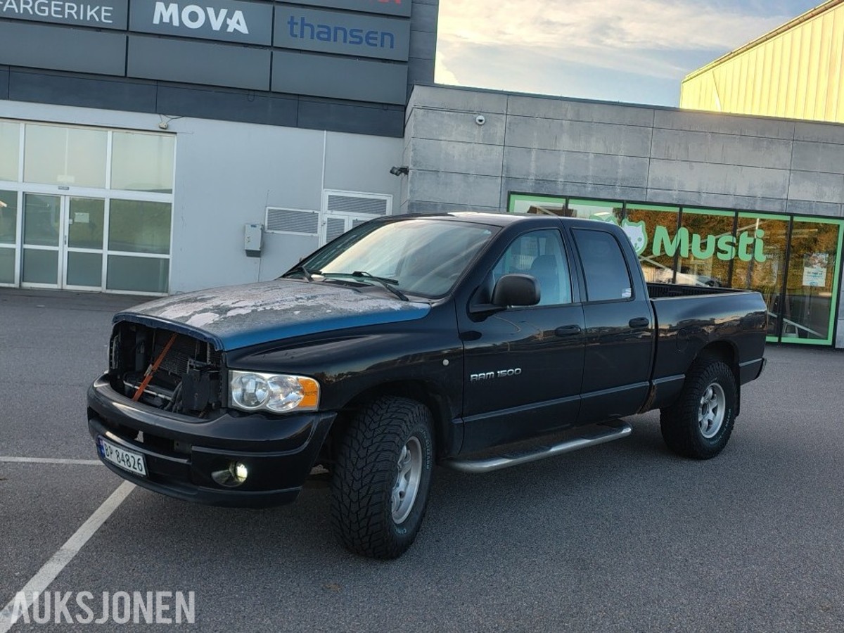 2003 Dodge RAM 4.7 4WD, Automat, Hengerfeste, Skinninteriør