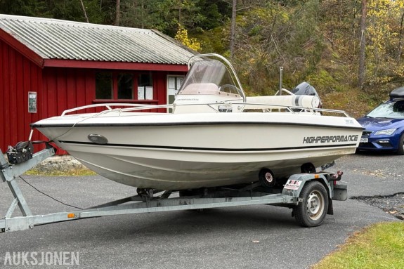 2009 HighPerformance 145 Med Evinrude E-Tech 90hk og tilhenger 