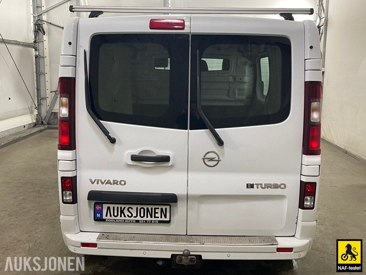2016 Opel VIVARO 1.6 D 120HK HENGERFESTE CRUISE NAV MULTIRATT