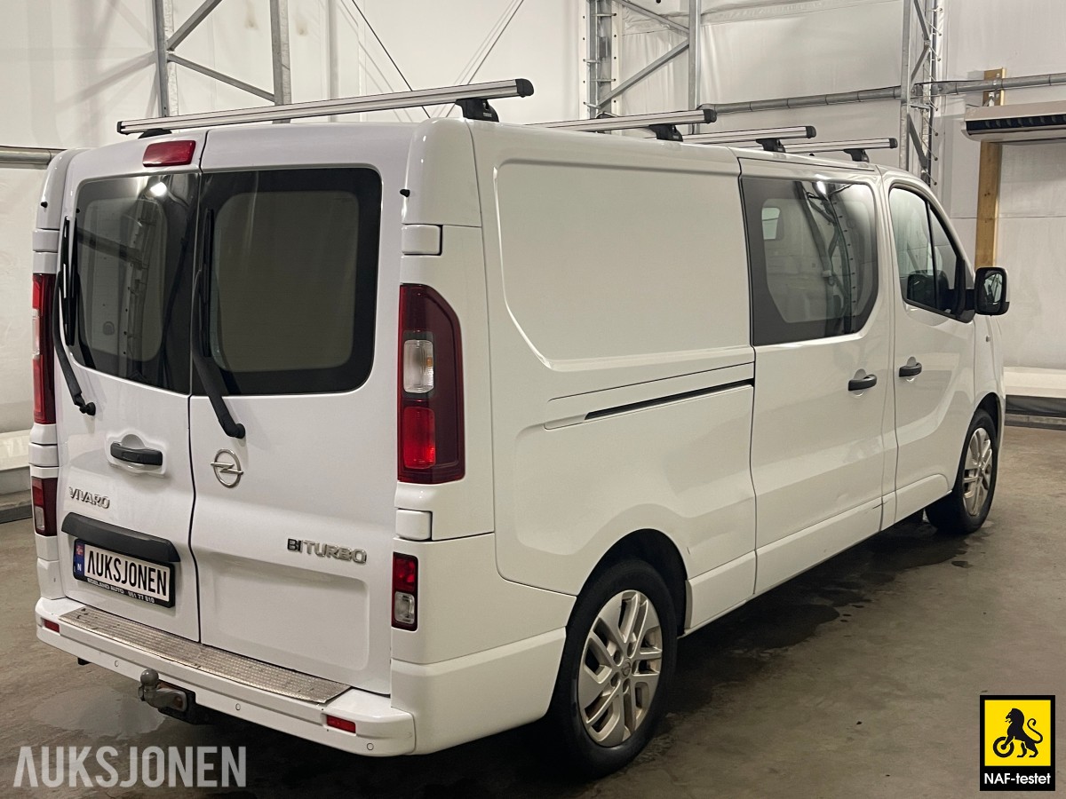 2016 Opel VIVARO 1.6 D 120HK HENGERFESTE CRUISE NAV MULTIRATT