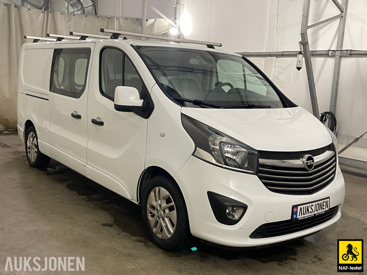 2016 Opel VIVARO 1.6 D 120HK HENGERFESTE CRUISE NAV MULTIRATT