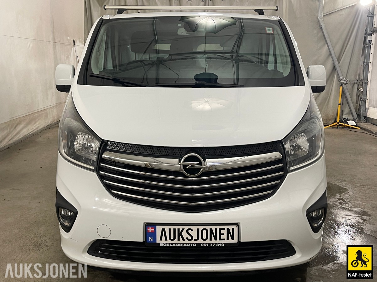 2016 Opel VIVARO 1.6 D 120HK HENGERFESTE CRUISE NAV MULTIRATT