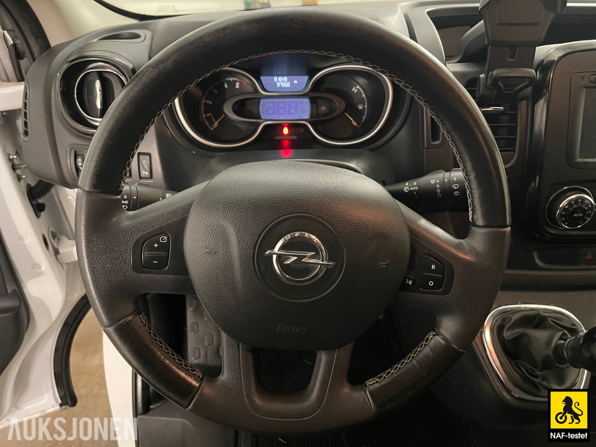 2016 Opel VIVARO 1.6 D 120HK HENGERFESTE CRUISE NAV MULTIRATT
