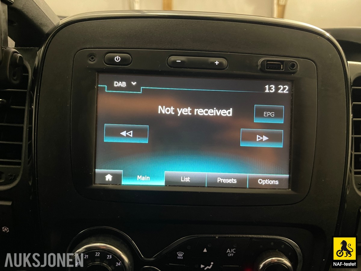 2016 Opel VIVARO 1.6 D 120HK HENGERFESTE CRUISE NAV MULTIRATT