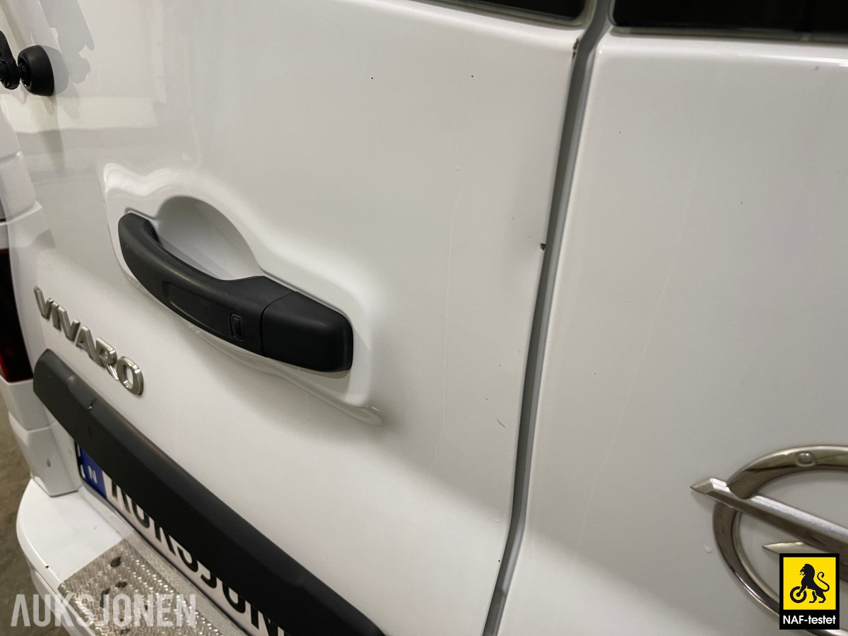 2016 Opel VIVARO 1.6 D 120HK HENGERFESTE CRUISE NAV MULTIRATT