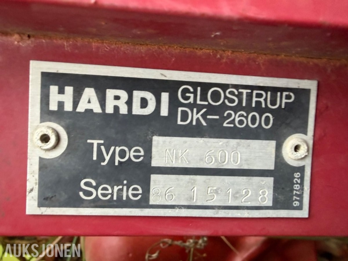 Hardi NK 600 Sprøyte *Rep-Objekt*