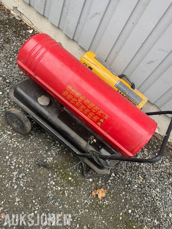Minters og Master dieselvarmer GRY-D 40we , B70ced *Ingen minstepris*