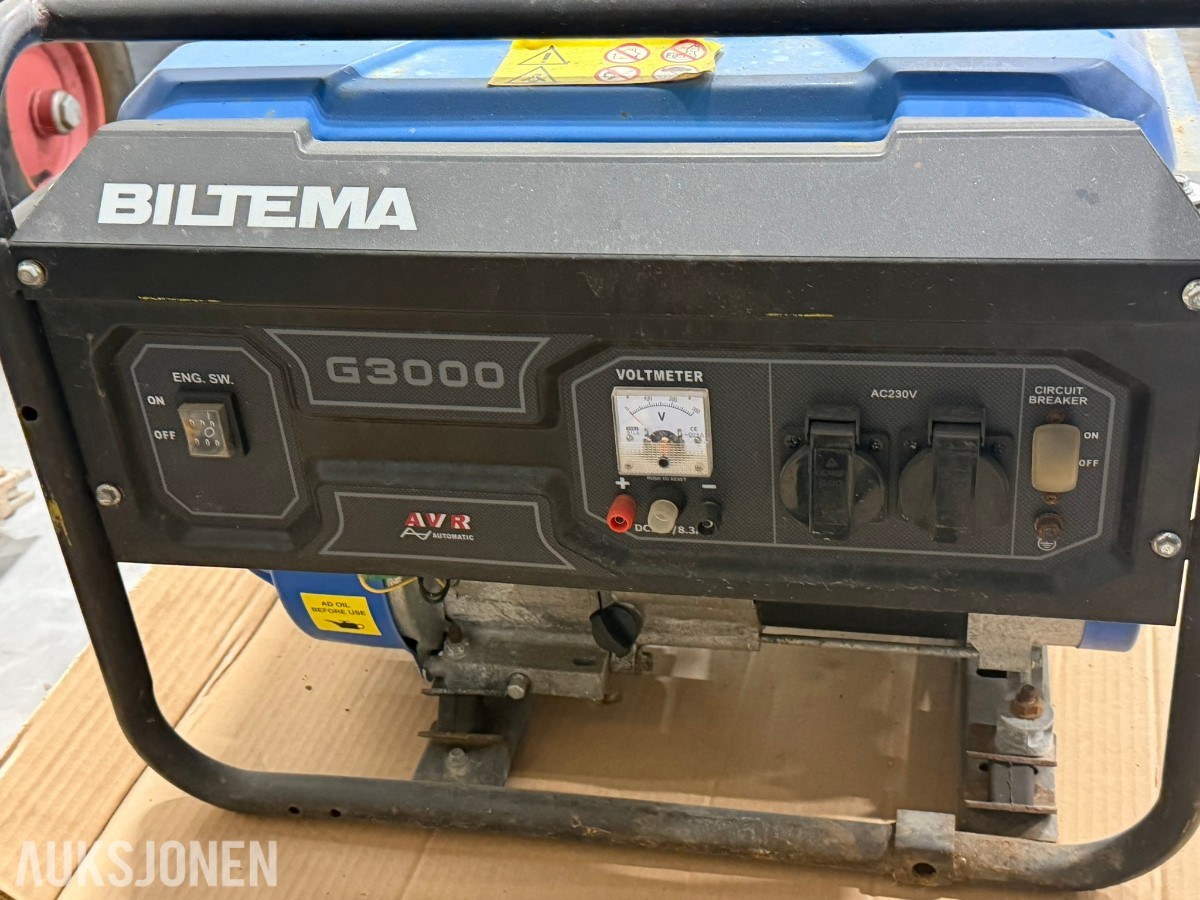 Biltema G3000 aggregat