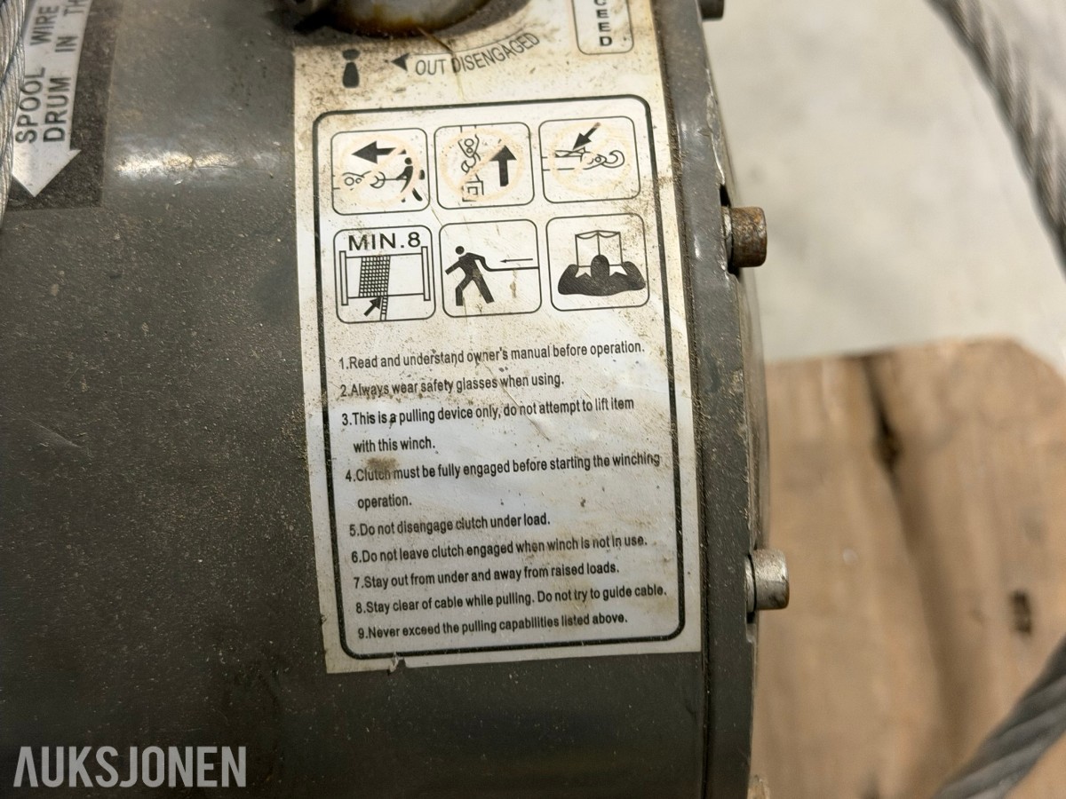 Elektrisk vinsj 7484 kg