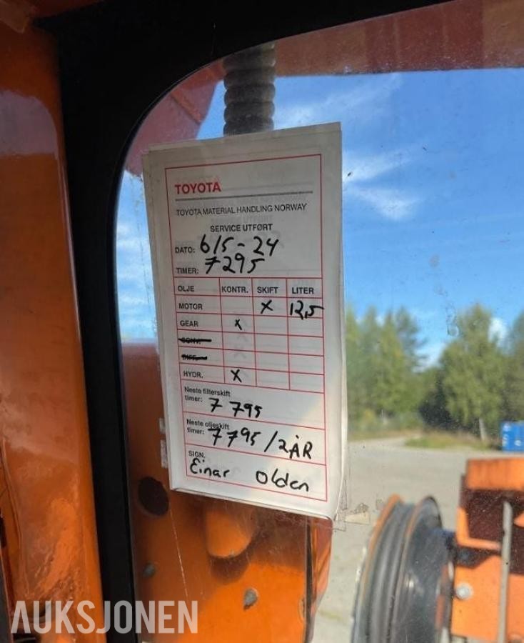 1988 Toyota 02-5FD35 Dieseltruck 3,2-Tonns – 4,3m
