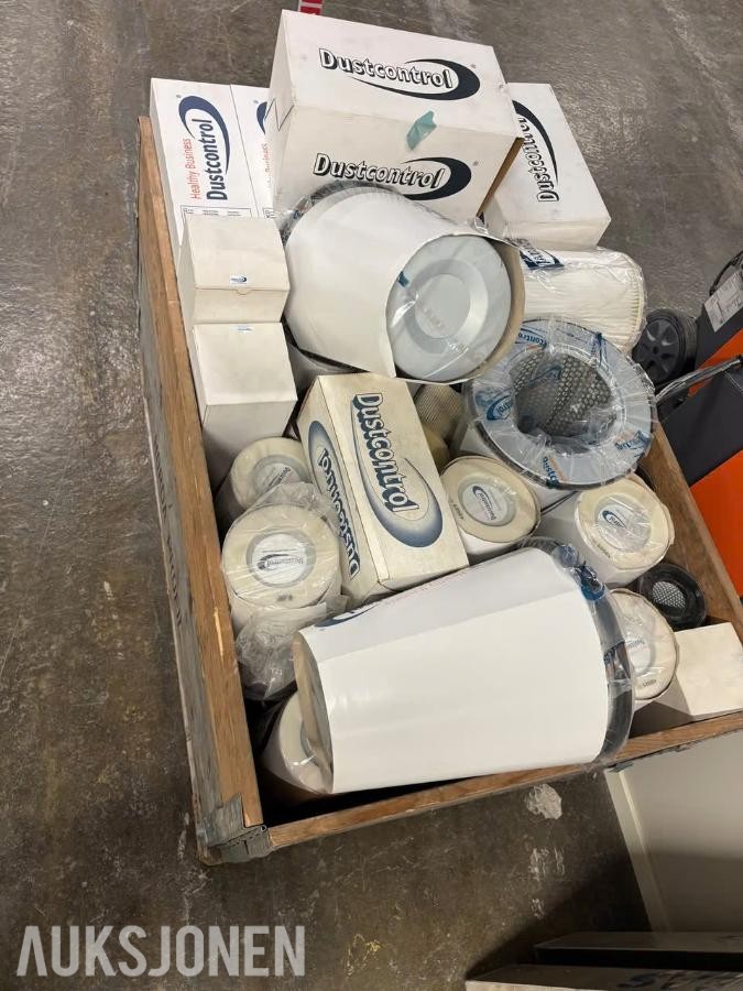 Vareparti med HEPA og Dustcontrol støvsugerfiltre