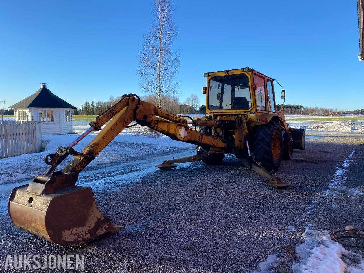 1980 Massey Ferguson MF50 Traktorgraver MVA FRI