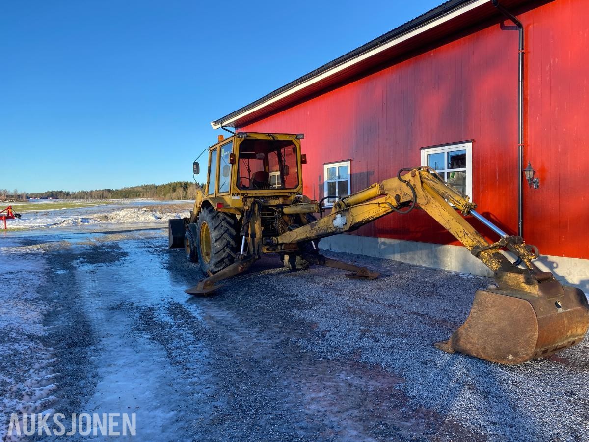 1980 Massey Ferguson MF50 Traktorgraver MVA FRI