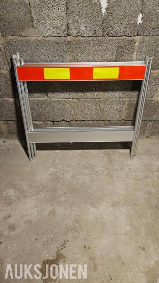Sperregjerde i aluminium Sammenleggbar