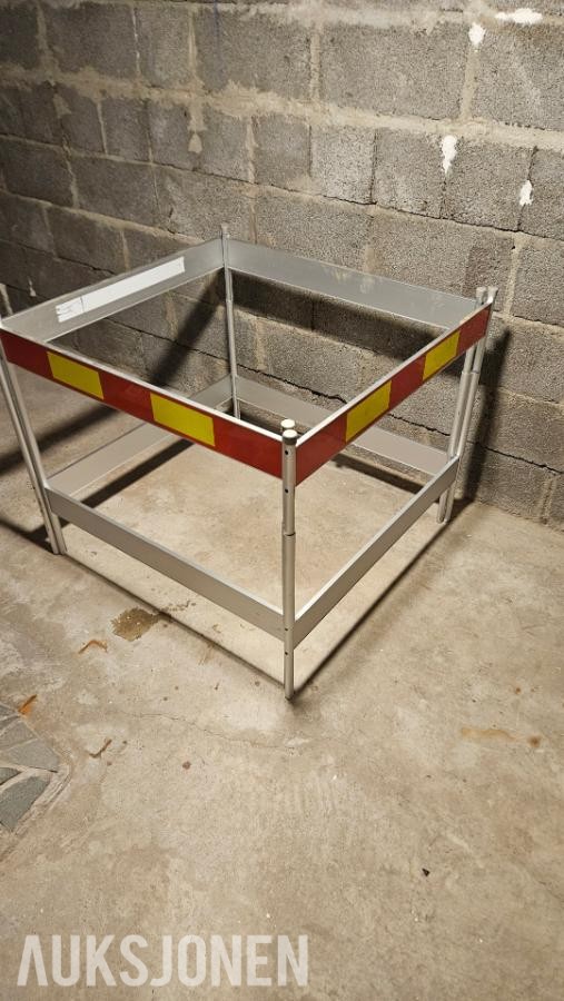 Sperregjerde i aluminium Sammenleggbar