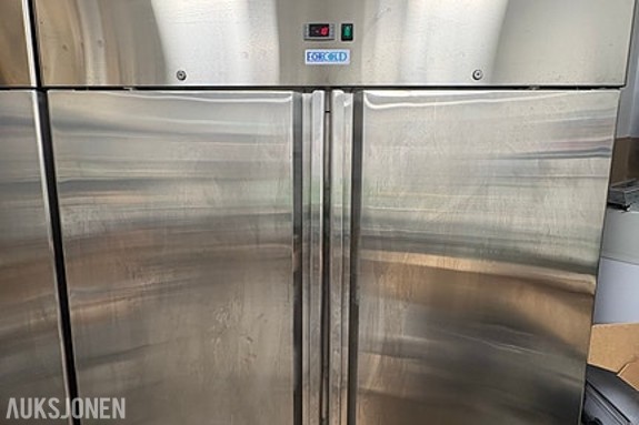 2023 Forcold kjøleskap M-GN1410TN-FC, 2 dører, rustfritt stål