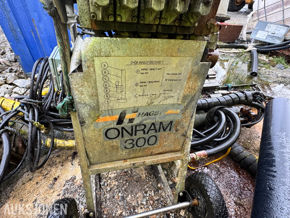 SMP tiltrotator - Med boresutstyr Onram 300