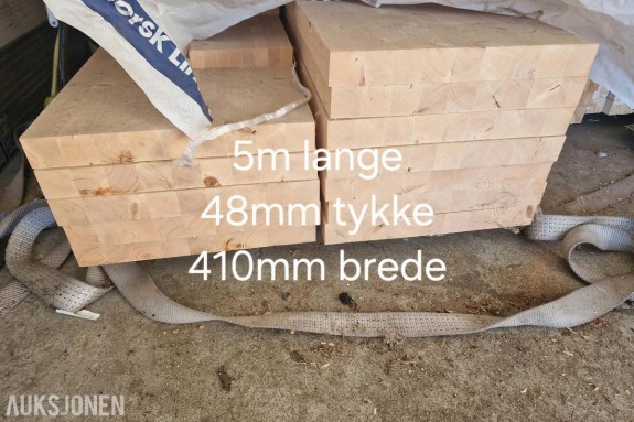 20 stk Trelast Limtre bjelker med mellomstykker