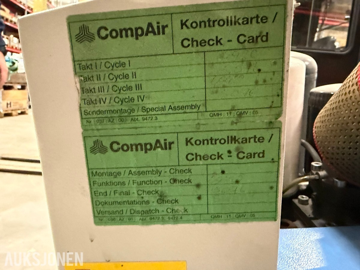 CompAir L11-7.5 kompressorer - 2 stk