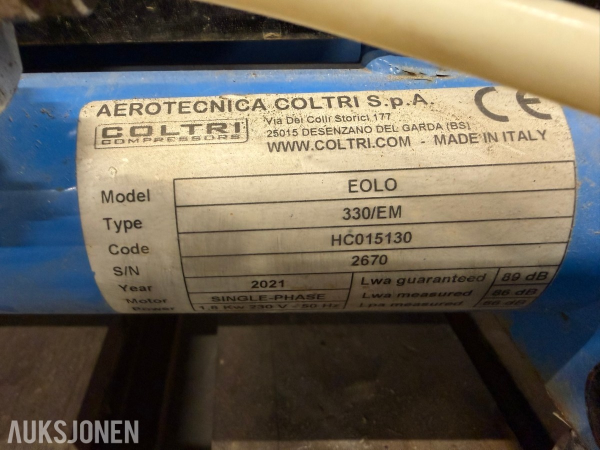 2021 Coltri EOLO 330/EM Kompressor