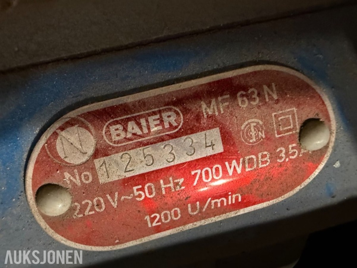 Baier BMF-/fasadefres (fresing av betong, mur, eller puss)