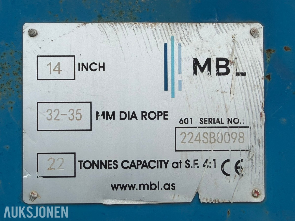 MBL 25 tonn kasteblokk