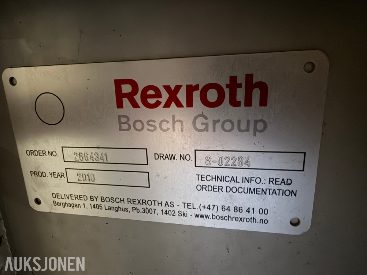 2010 Bosch Rexroth hydraulikkaggregat
