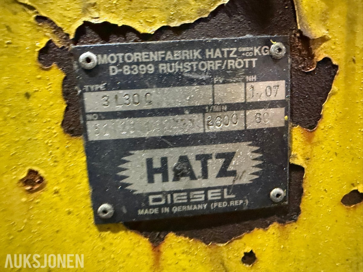 Hatz 3L30C dieselaggregat
