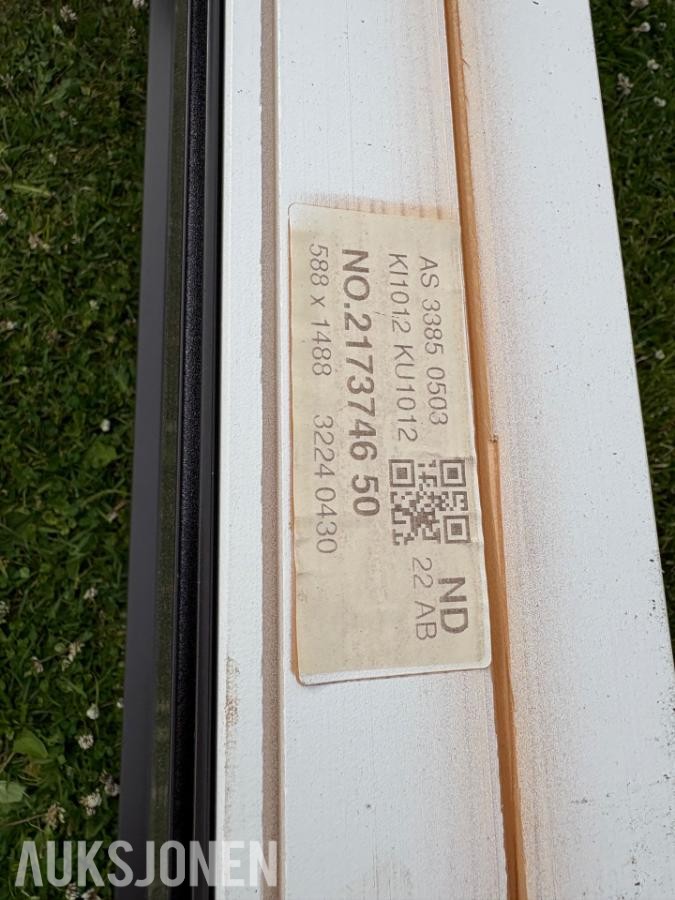 6 stk Nordan  Vinduer 59x149 cm
