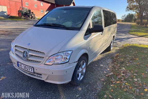 2011 Mercedes-Benz Vito 2.1 CDI 136HK 8-seter Hengerfeste, EU ok til 01.2028