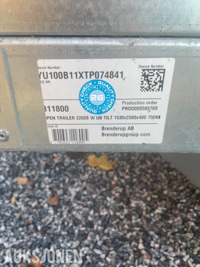 2026 Brenderup 2260Wsub