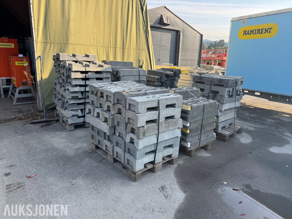 Andre Parti føtter / ben til byggegjerder – Heras m.fl.