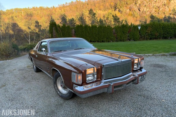 1978 Chrysler  CORDOBA 5.9 V8 cruise control,automat, 6 seters, 76234km - UTEN MINSTEPRIS