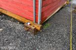 2-etasjes kontorrigg med toaletter, kontorer og varmepumpe