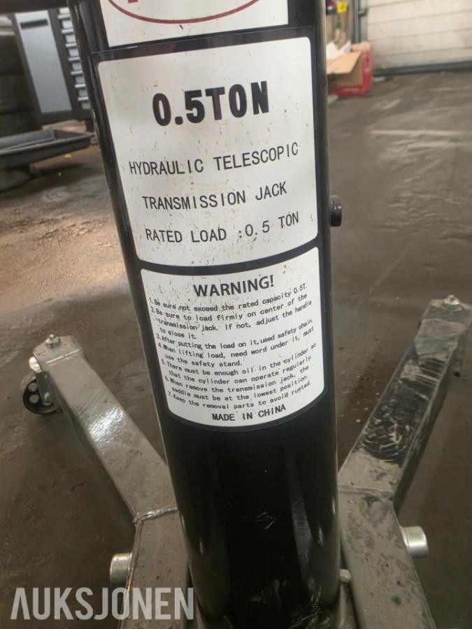 2025 Mtc Girkassejekk 500kg med teleskopsylinder *Ingen minstepris*