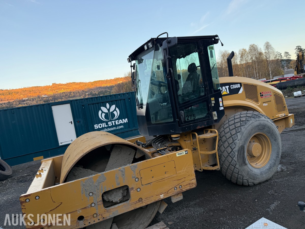 2017 Cat CS66B Vals-Komprimeringsmaskin