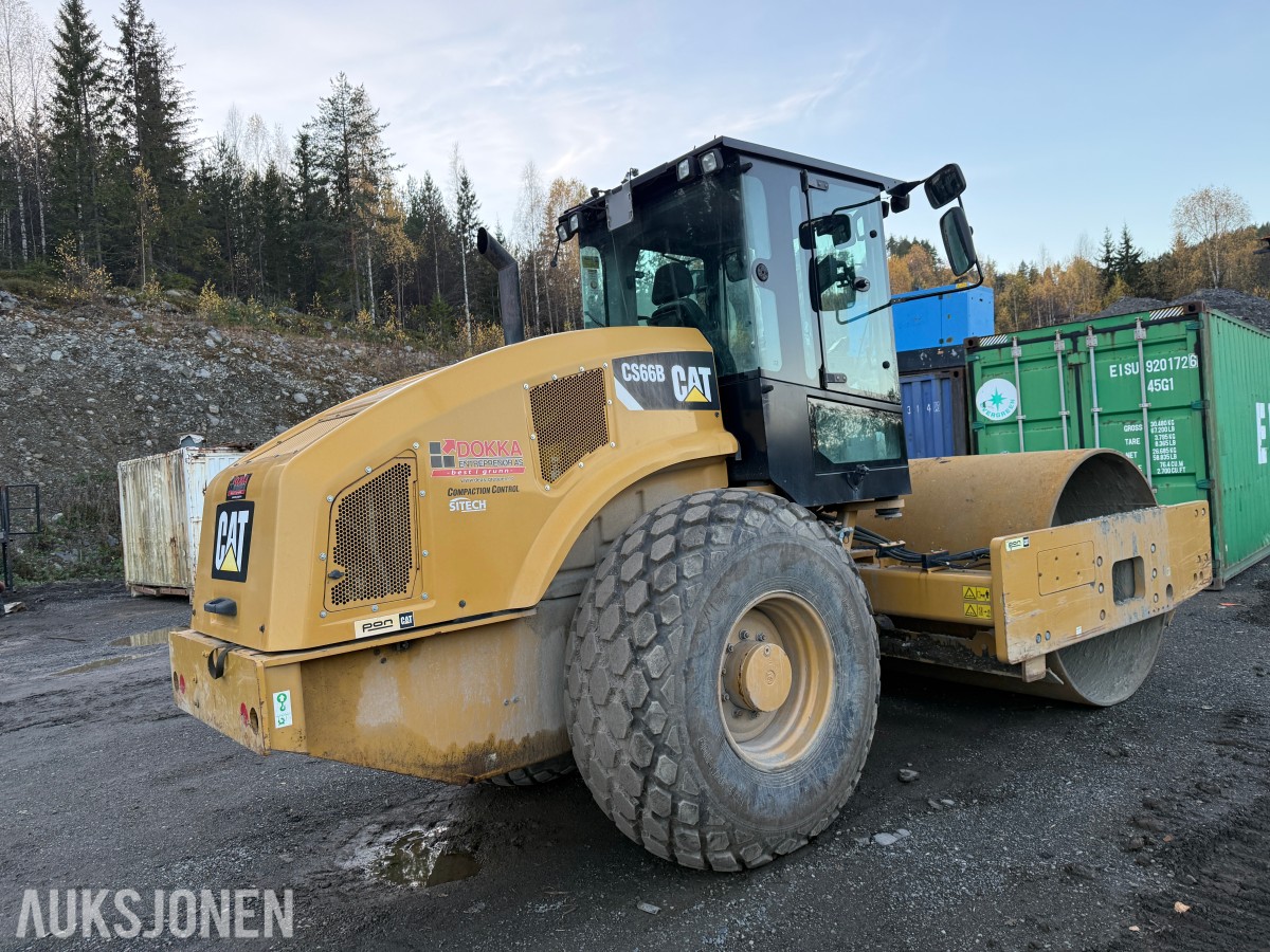 2017 Cat CS66B Vals-Komprimeringsmaskin