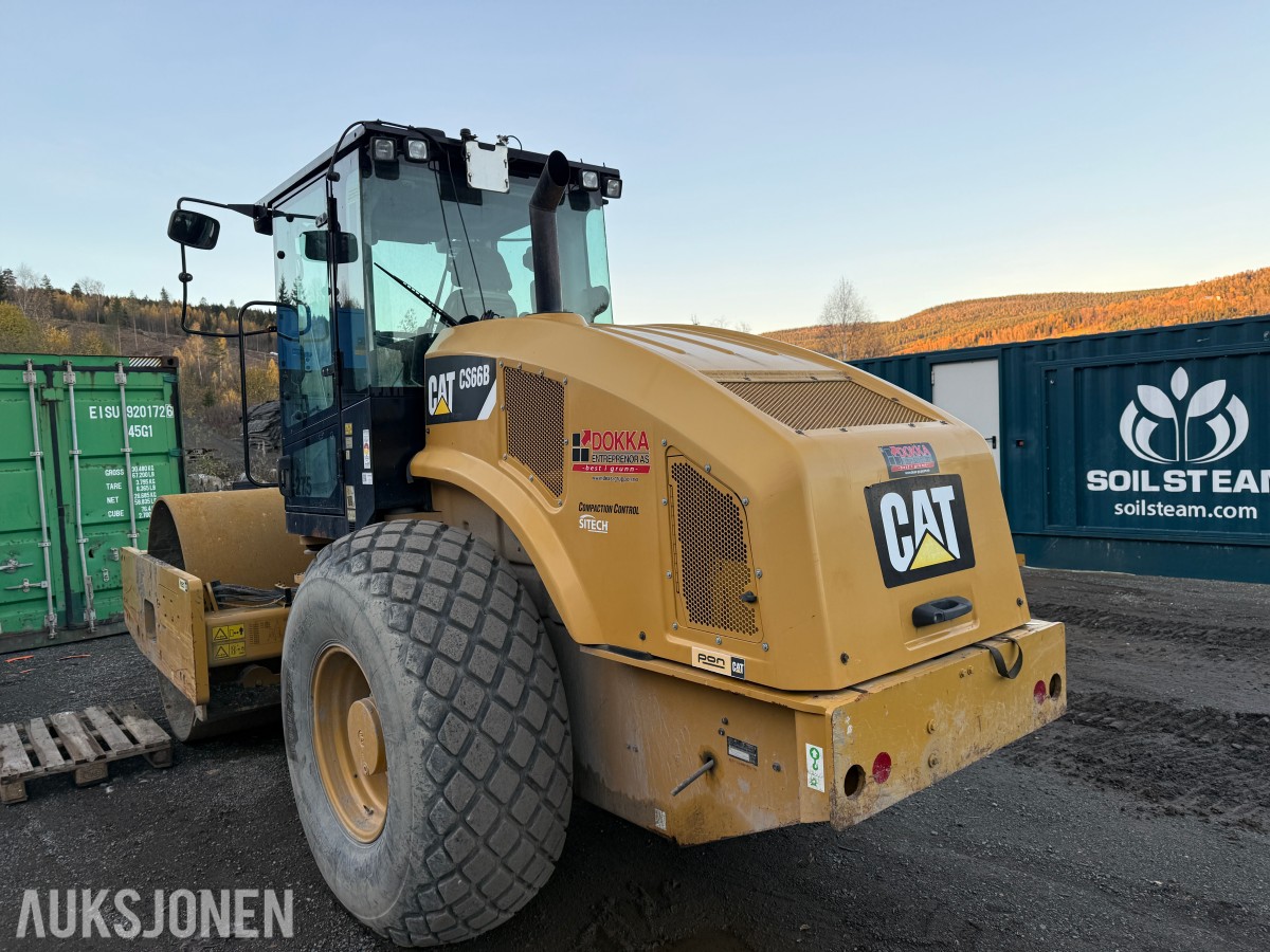 2017 Cat CS66B Vals-Komprimeringsmaskin