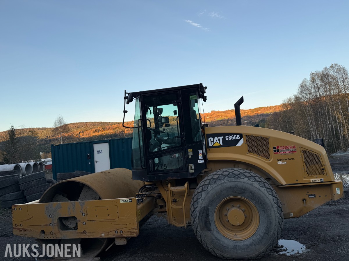 2017 Cat CS66B Vals-Komprimeringsmaskin
