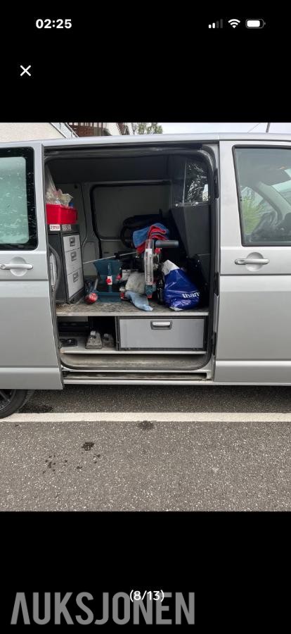dobbelt gulv  sittet i vw transporter t5