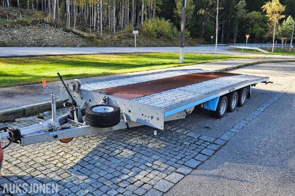 2022 Woodford Auto Cruiser biltransport henger med tipp og kjøreramper