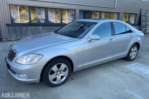 2007 Mercedes-Benz S-Klasse S 500 5.5 4MATIC, Cruisekontroll, Skinninteriør, EU OK til 04.2028