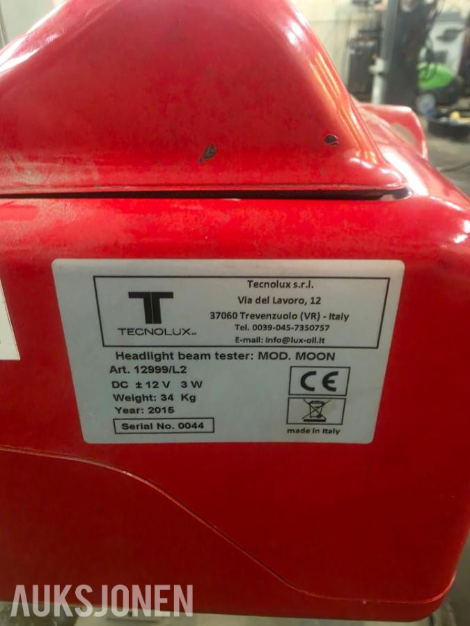 2015 Technolux Headlight beam tester: MOD. MOON