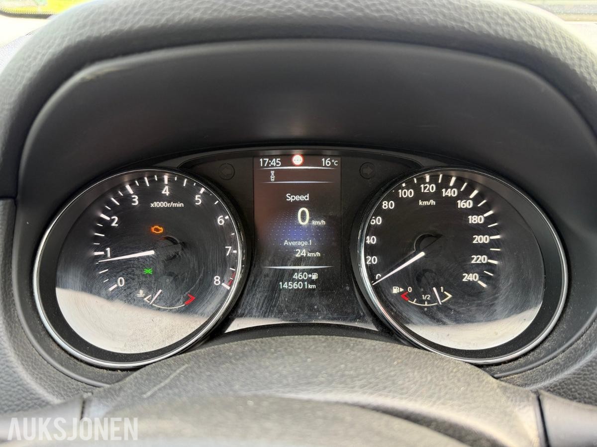 2015 NISSAN QASHQAI TEKNA PANORAMA 360 KAMERA HENGERFESTE