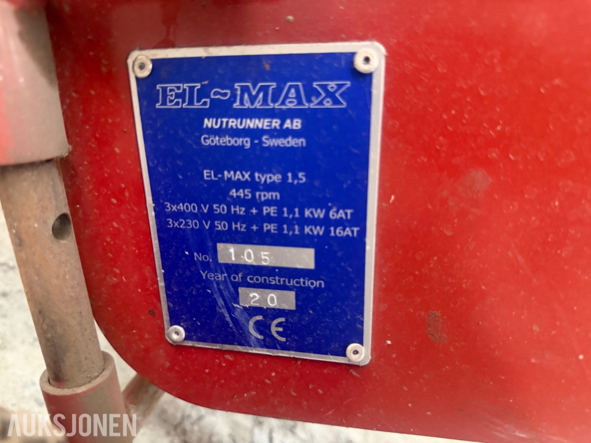 EL-MAX 1,5 elektrisk muttertrekker